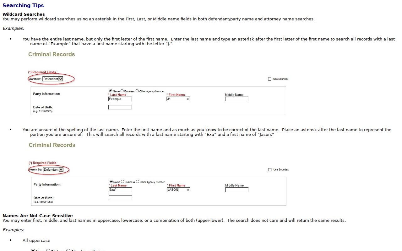 Sunrise Manor resident lookup Las Vegas Justice Court search help
